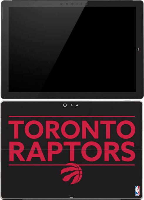 NBA Toronto Raptors Standard - Black Surface Pro (2017) Skin
